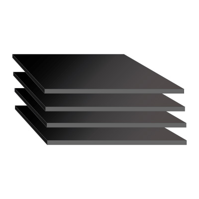 Anodized Aluminium Sheet - Black